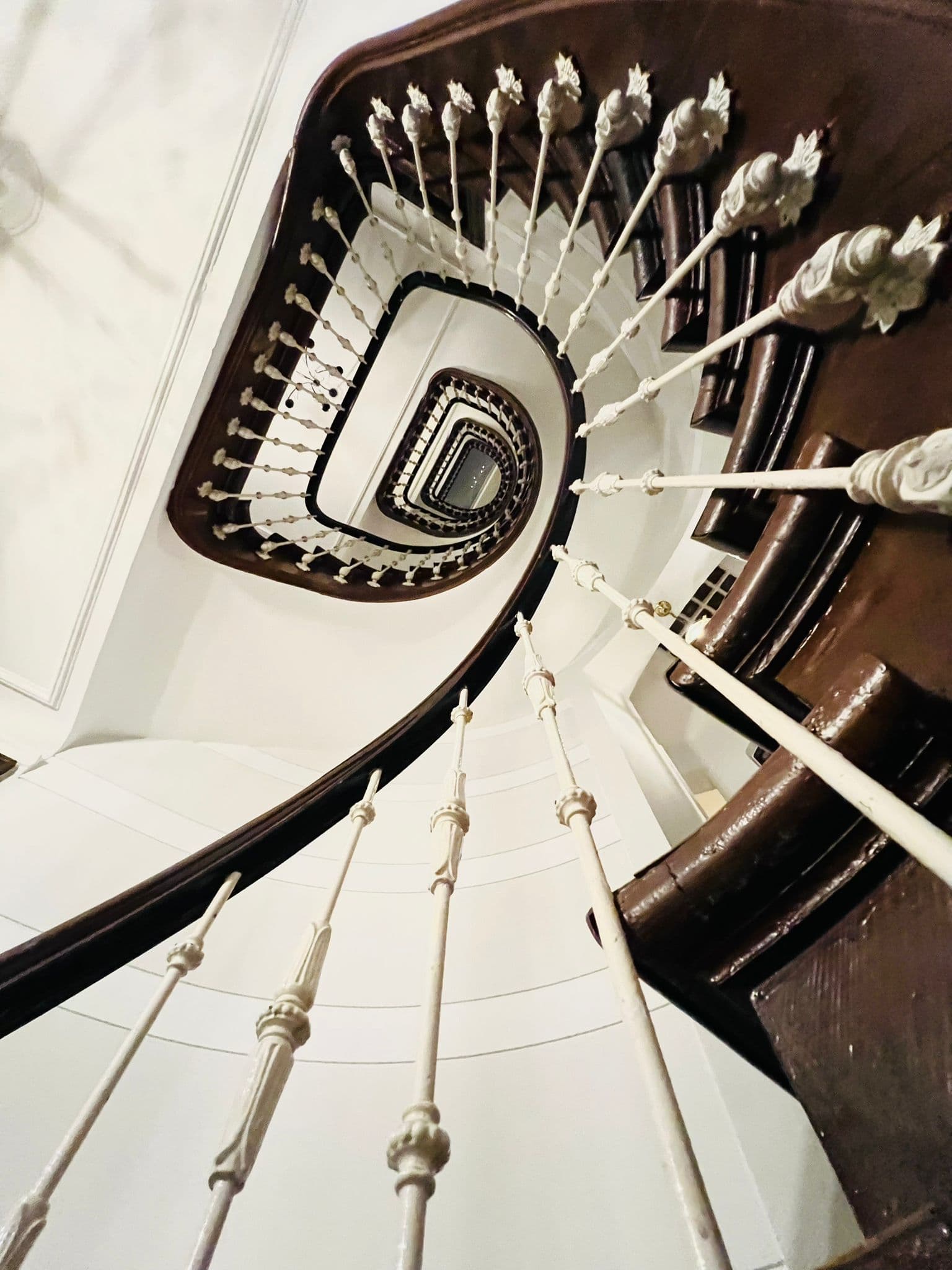 Elegante Wendeltreppe